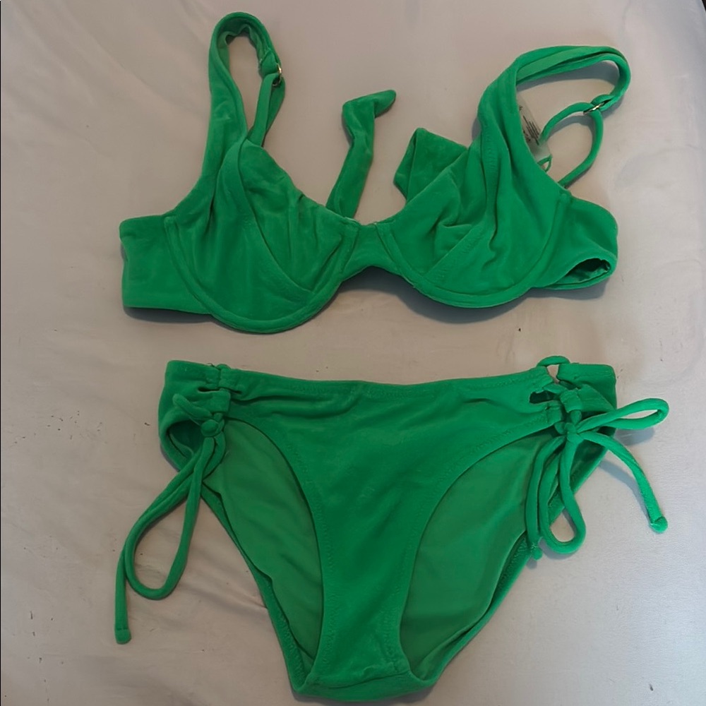Raisins Green Bikini Set